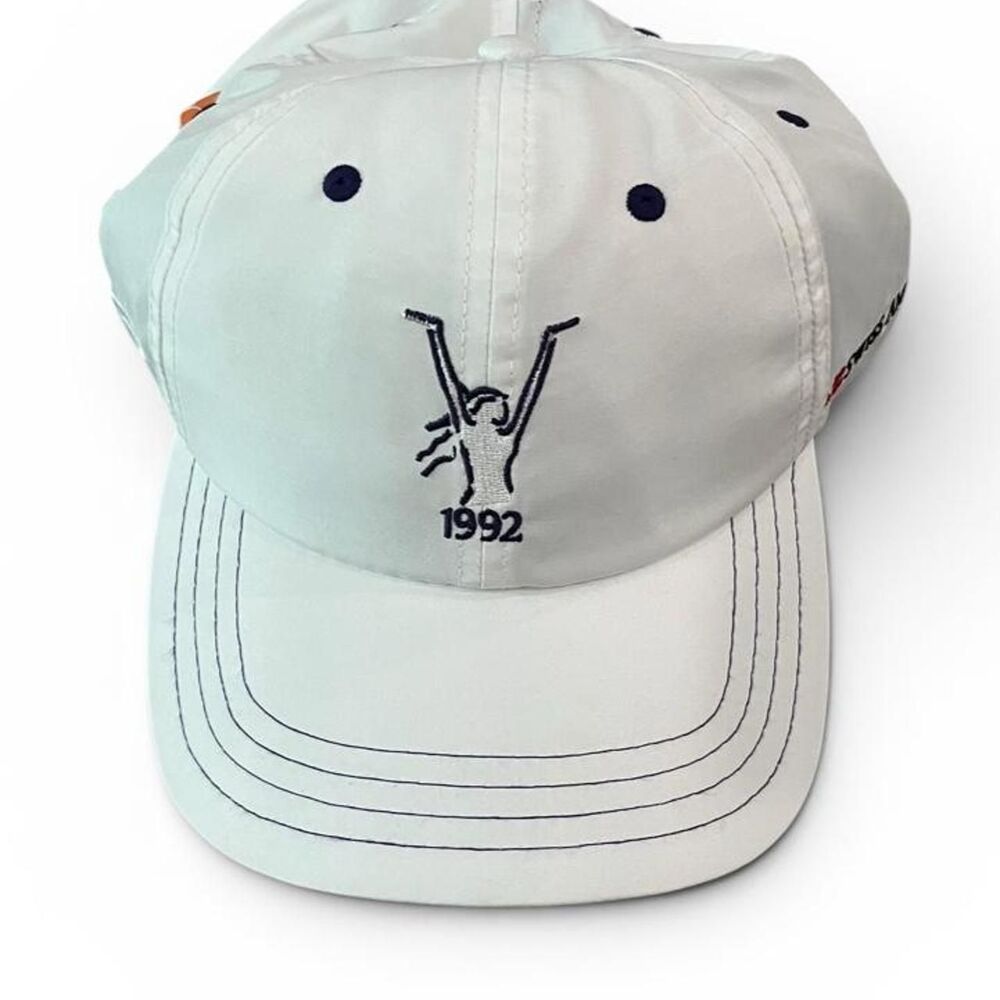 Pukka White Custom Swiss America Structured Strapback Hat Minimalist Graphic Cap